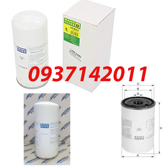Lọc tách dầu Mann  LB962/2